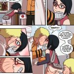 Naruto x Sarada porn comic picture 1
