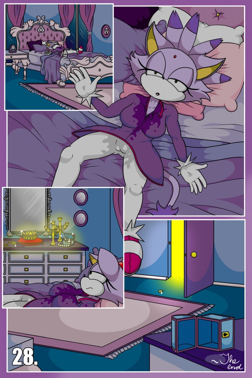 Rouge and Blaze in: House Call porn comic picture 28