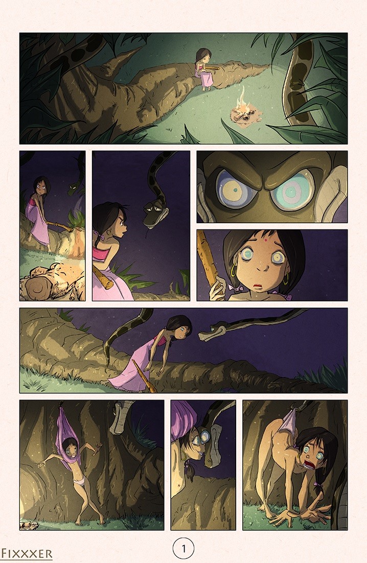 Shanti and Kaa porn comic picture 8