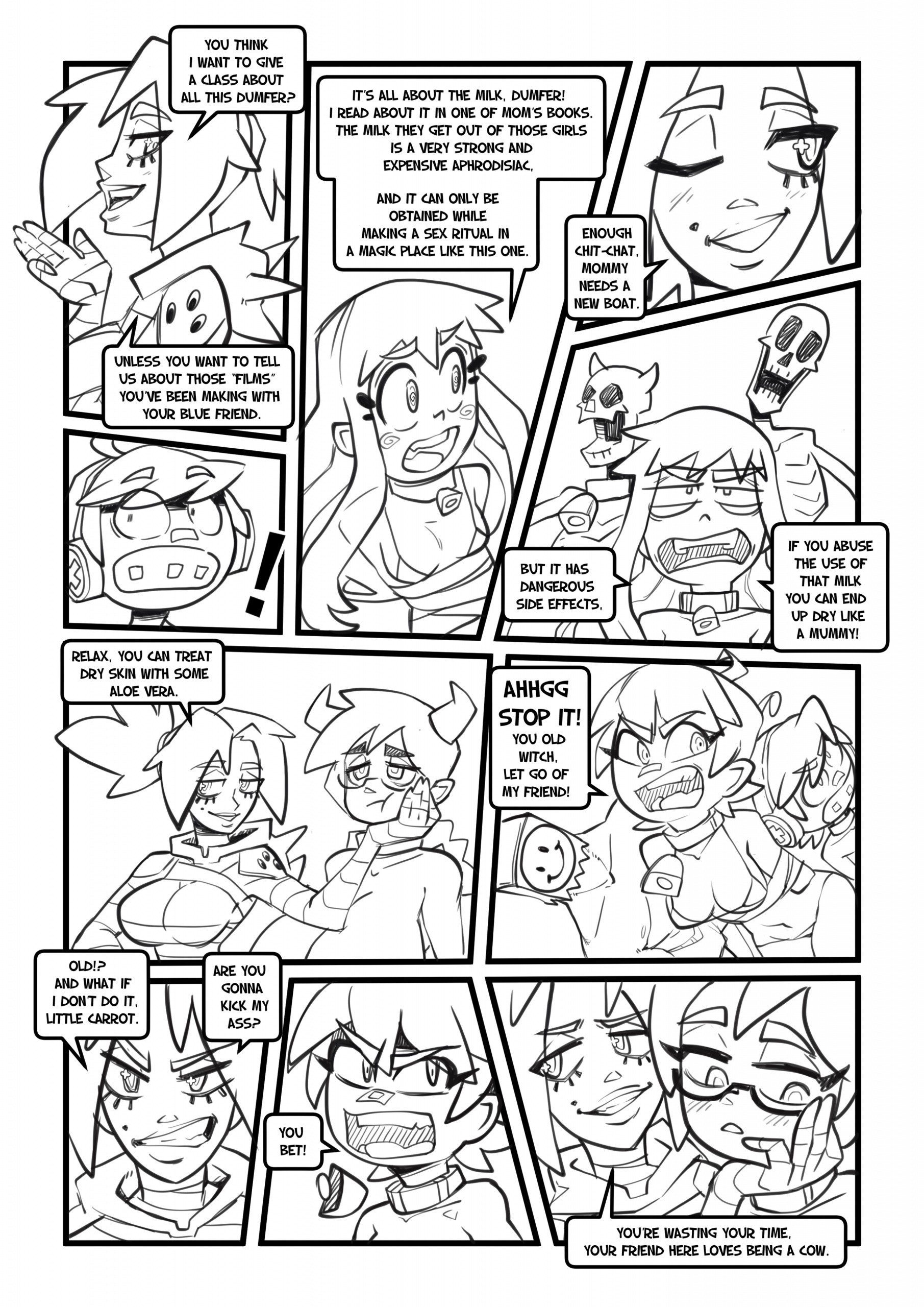 Skarpworld: Chapter 8 - Milk Crisis porn comic picture 5