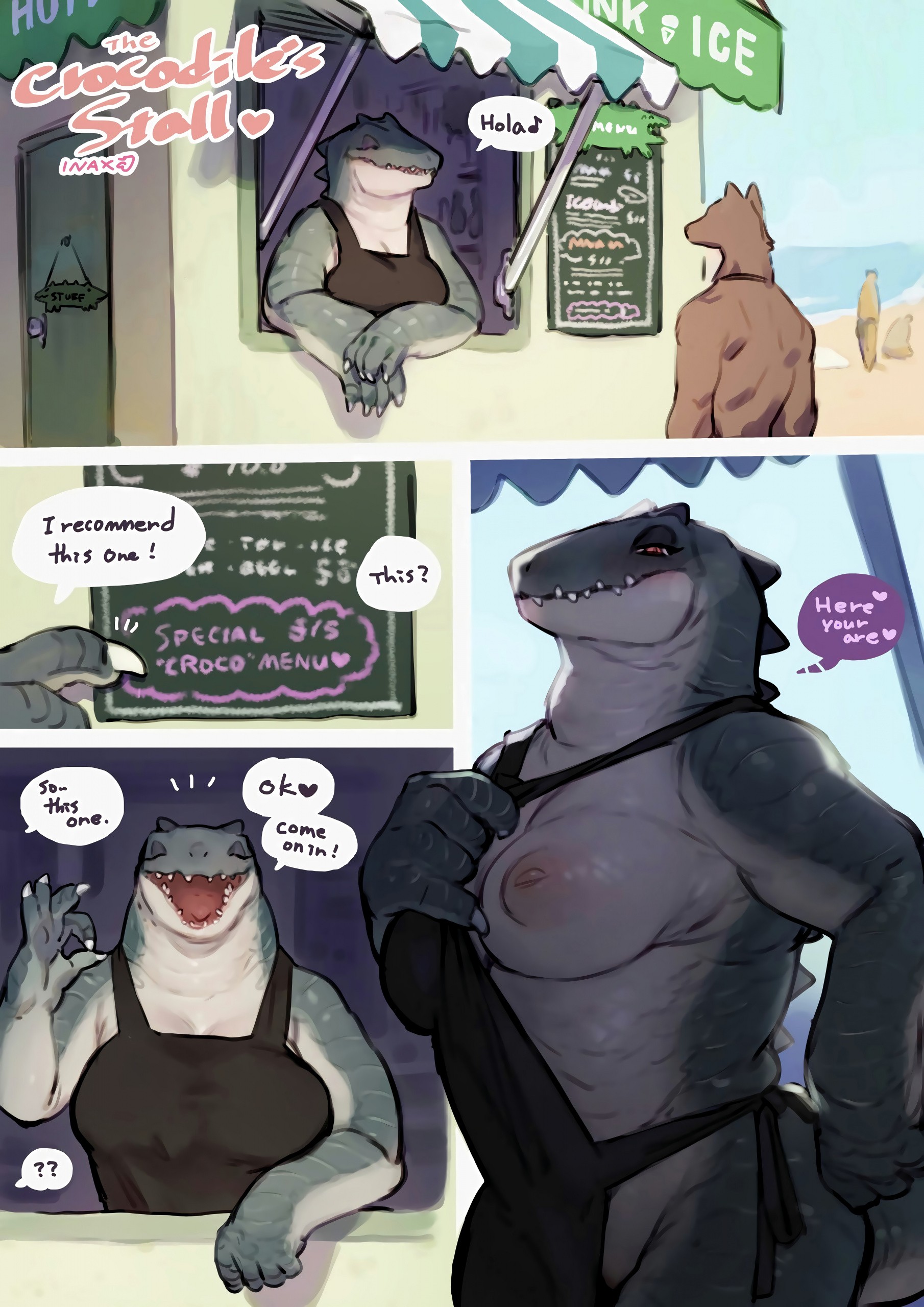 The Crocodile Stall porn comic picture 1