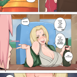 Tsunade Teaches Sakura A Hard Lesson porn comic picture 1