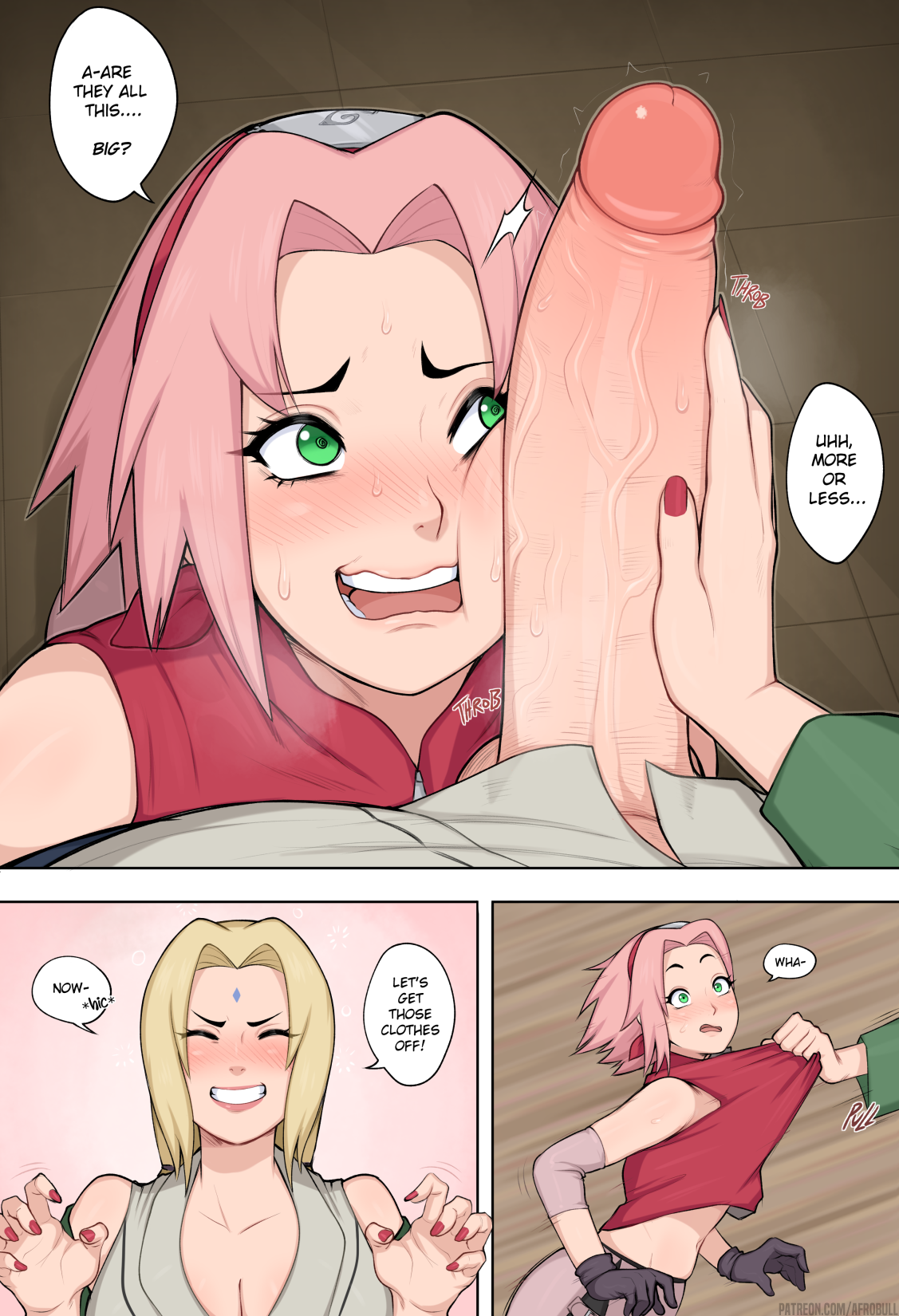 Tsunade Teaches Sakura A Hard Lesson porn comic picture 4