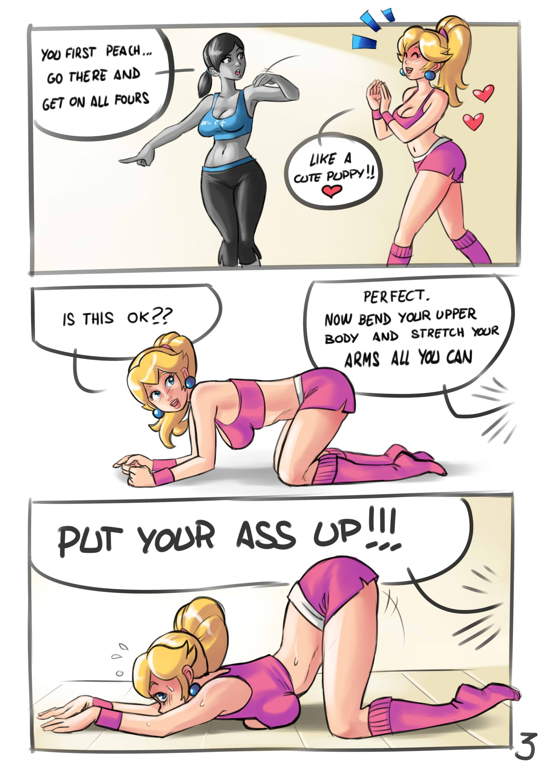 Wii fit xXx porn comic picture 4