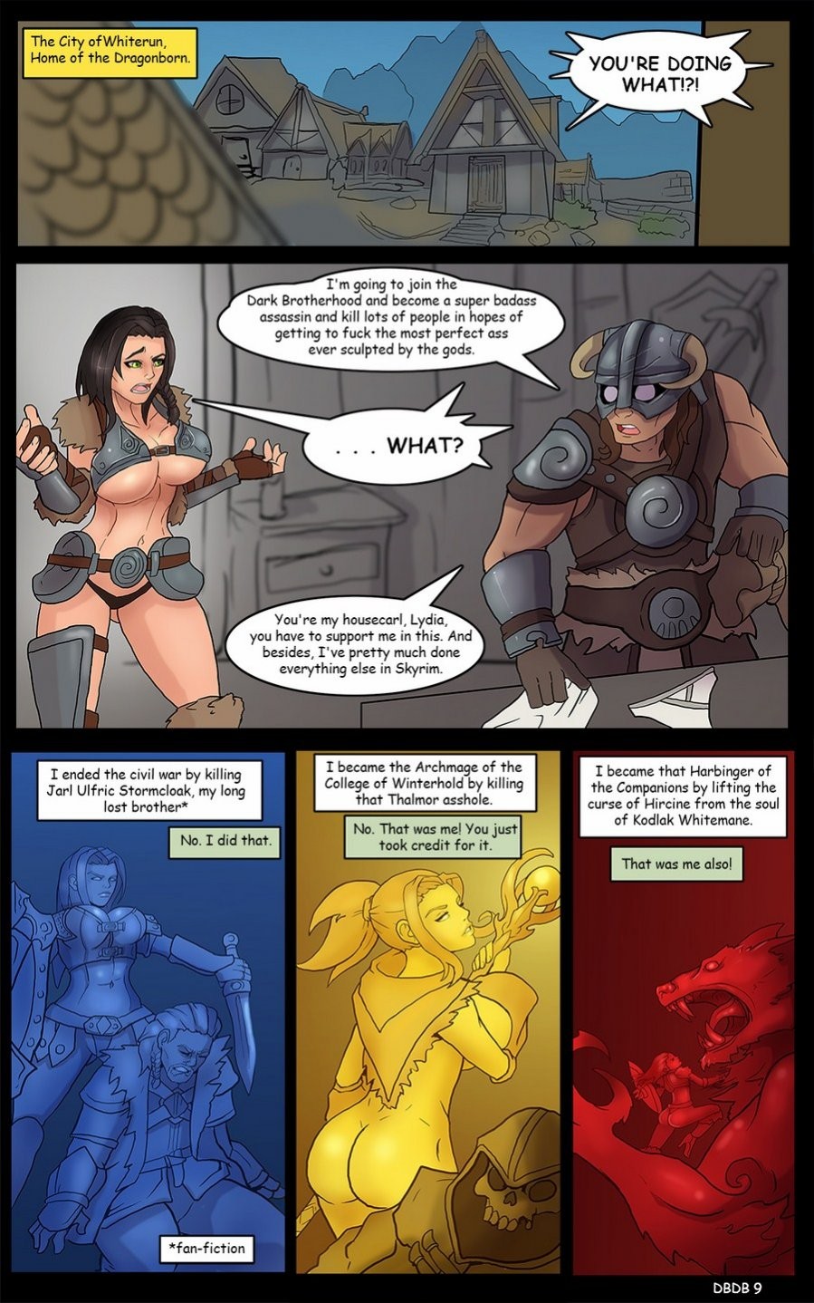Dragonborn and the Dark Brotherhood (The Elder Scrolls) porn comic picture 10
