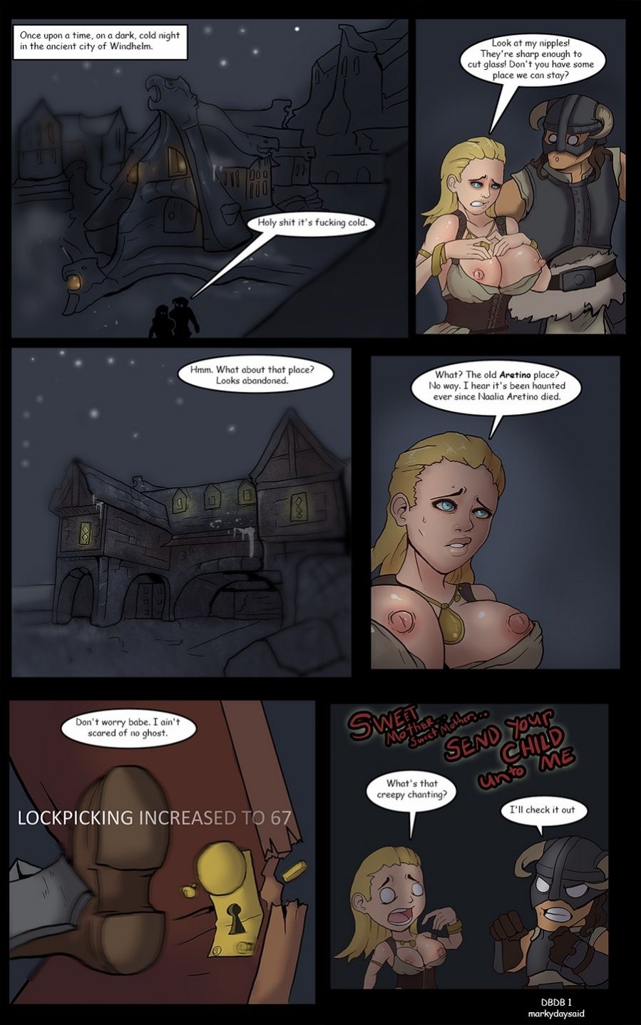 Dragonborn and the Dark Brotherhood (The Elder Scrolls) porn comic picture 2