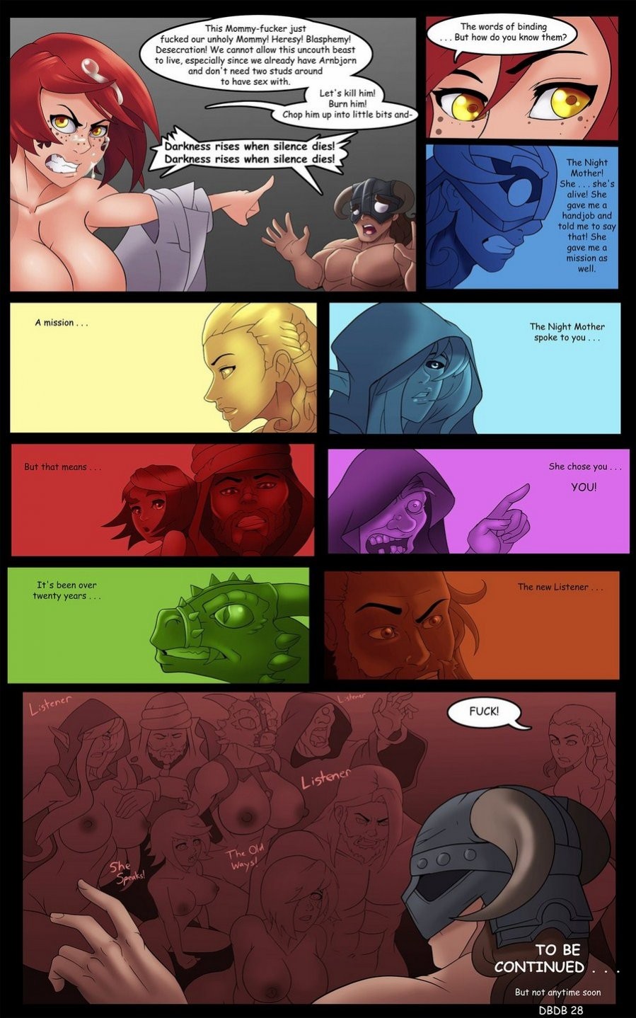 Dragonborn and the Dark Brotherhood (The Elder Scrolls) porn comic picture 29