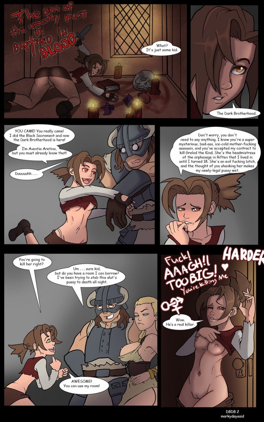 Dragonborn and the Dark Brotherhood (The Elder Scrolls) porn comic picture 3