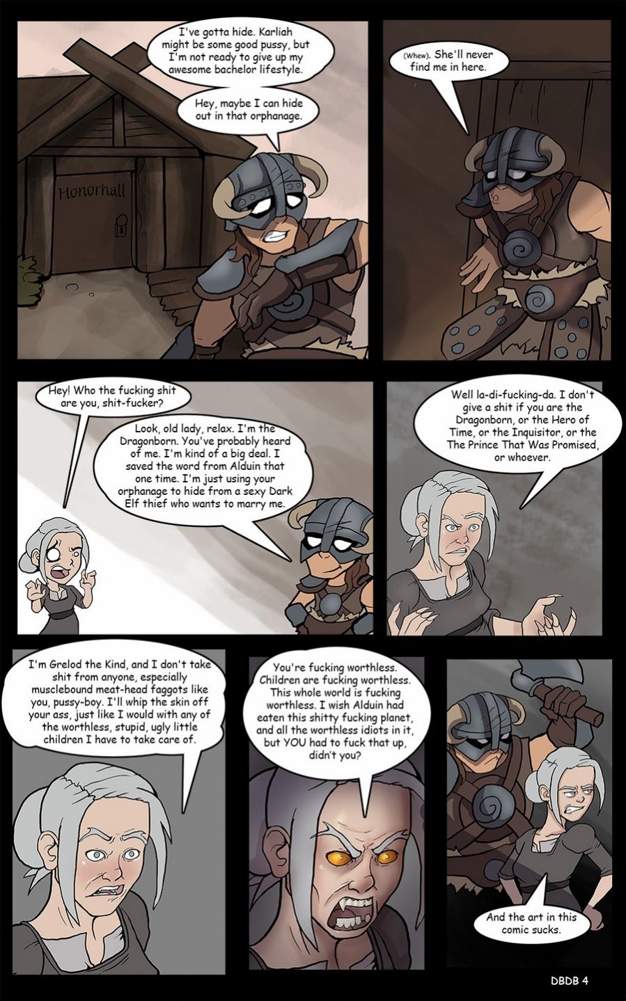 Dragonborn and the Dark Brotherhood (The Elder Scrolls) porn comic picture 5