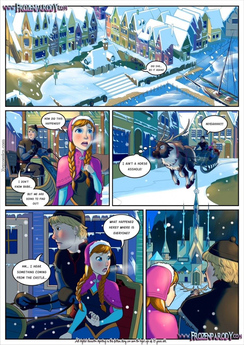 Frozen Parody porn comic picture 2