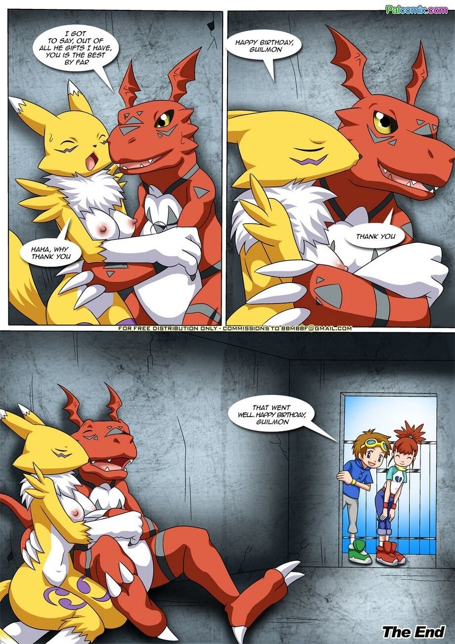 Guilmon's Birthday Surprise porn comic picture 16