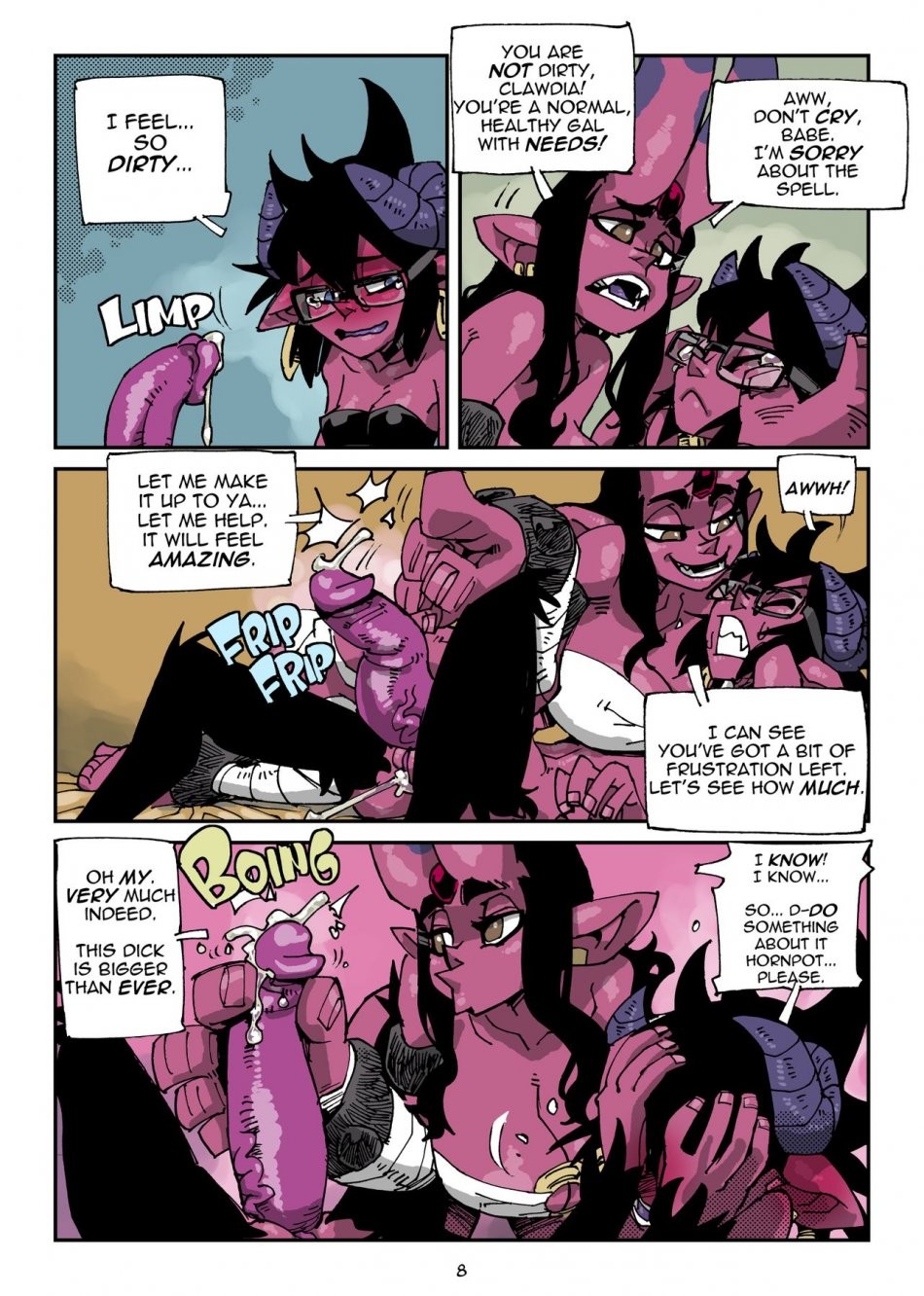 Hornpot's Charming Magic porn comic picture 8