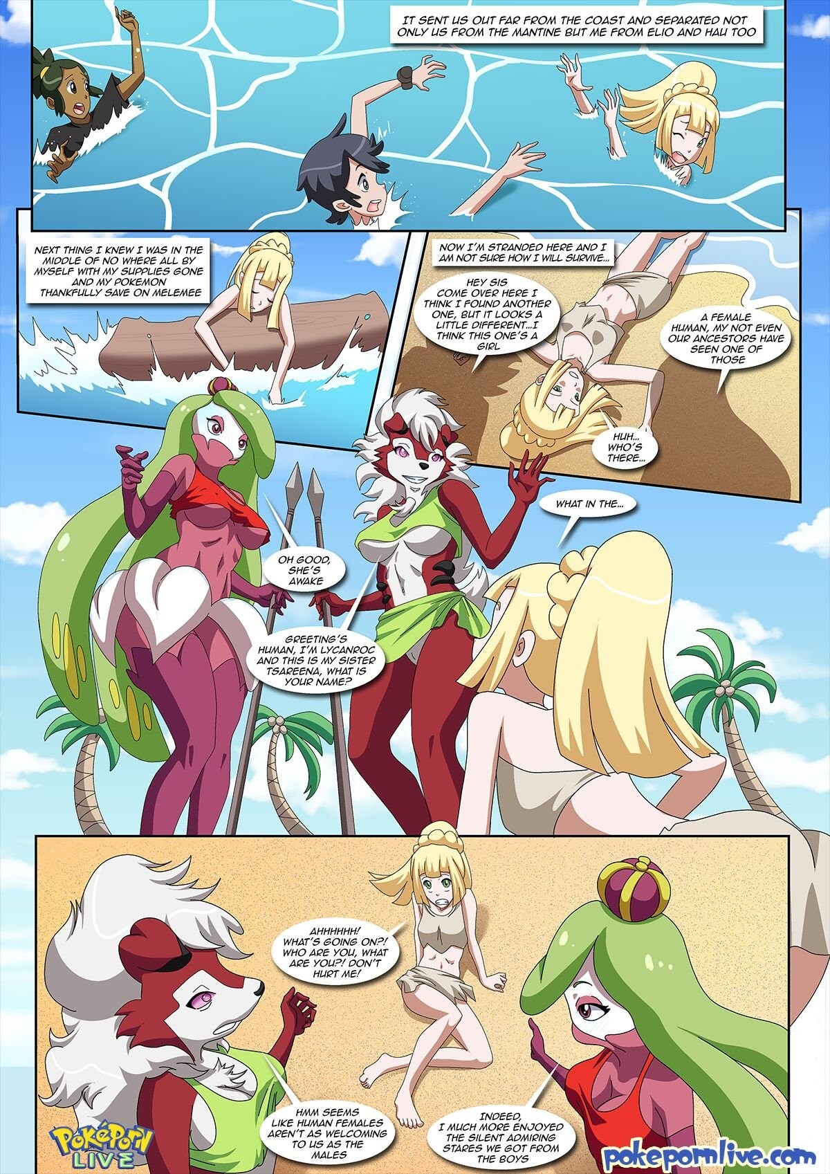 Isle of amazonian porn comic picture 3