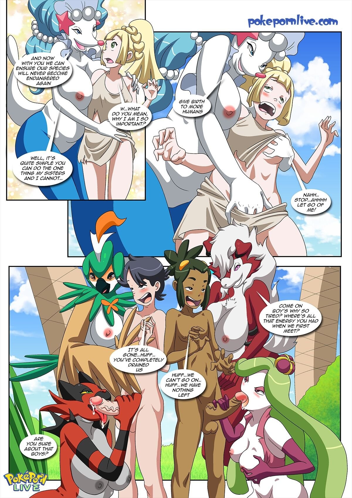 Isle of amazonian porn comic picture 9