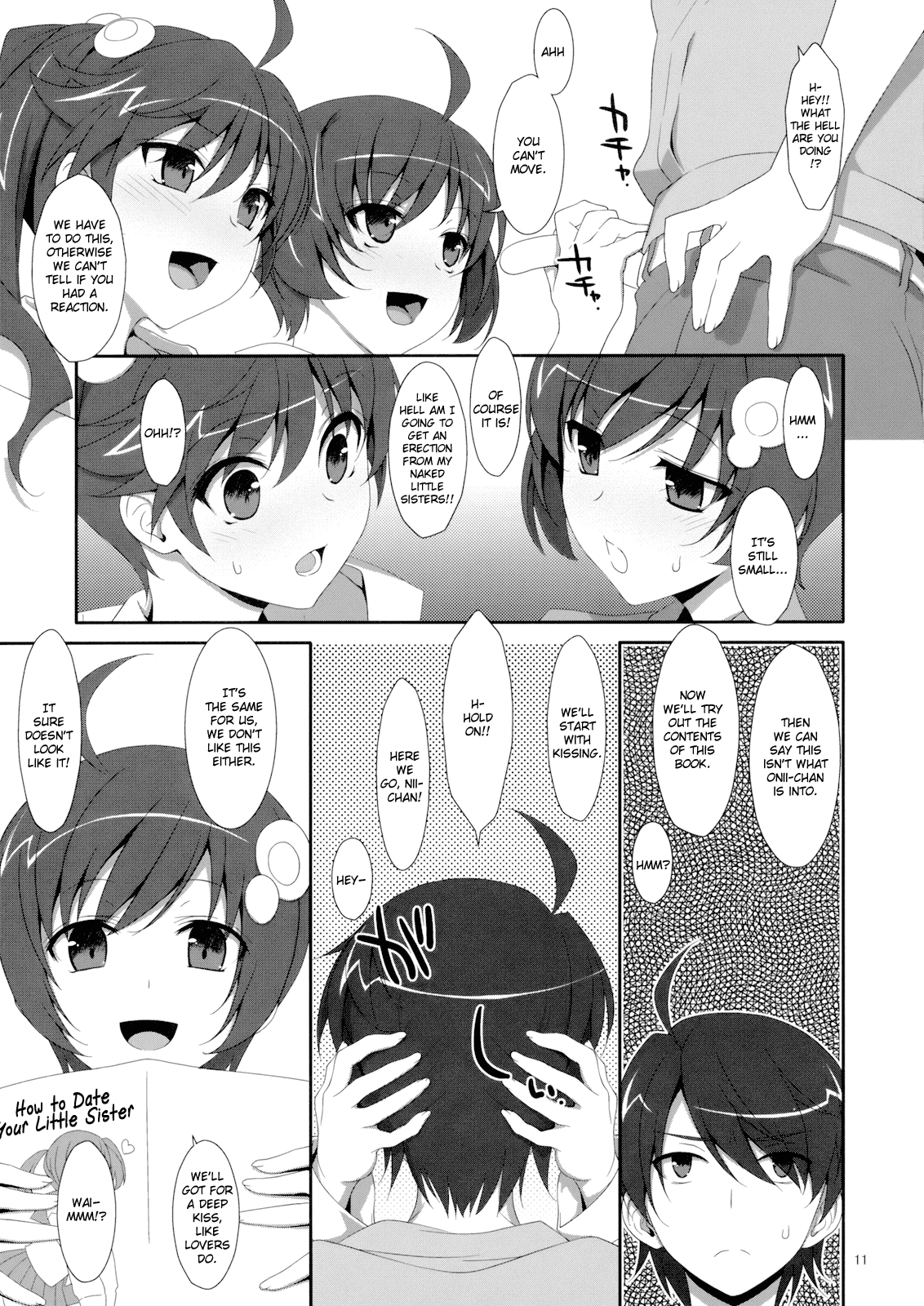 Oniichan wa Imouto ni Yokujou Shitari Shinaiyone hentai manga picture 6