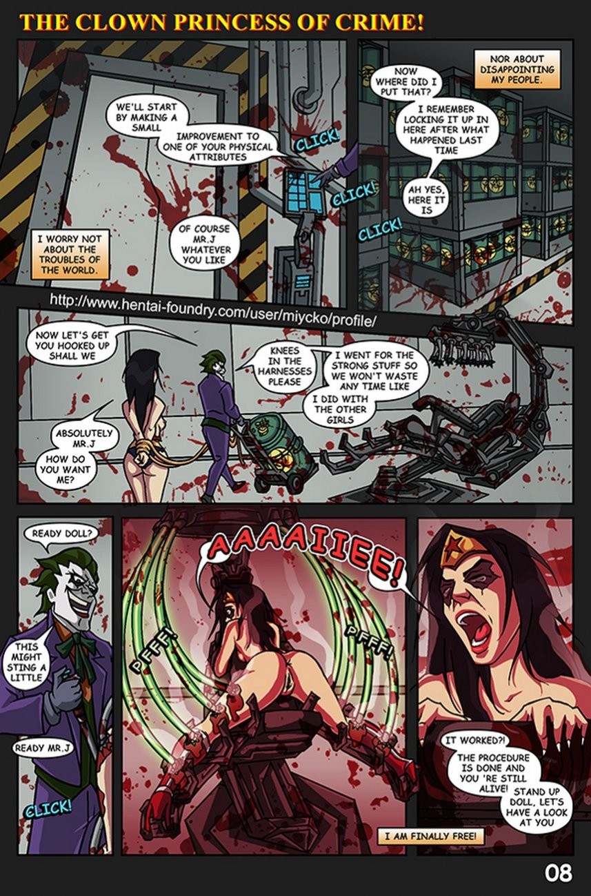 The Clown Princess Of Crime porn comic picture 9