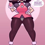 Tron Bonne and Mega-Dweeb porn comic picture 1