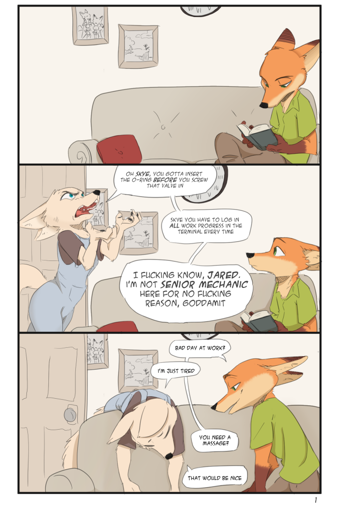 Zootopia Fox Care porn comic picture 1