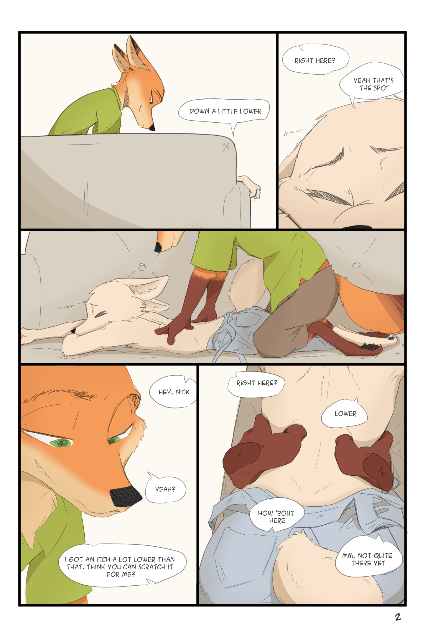 Zootopia Fox Care porn comic picture 2