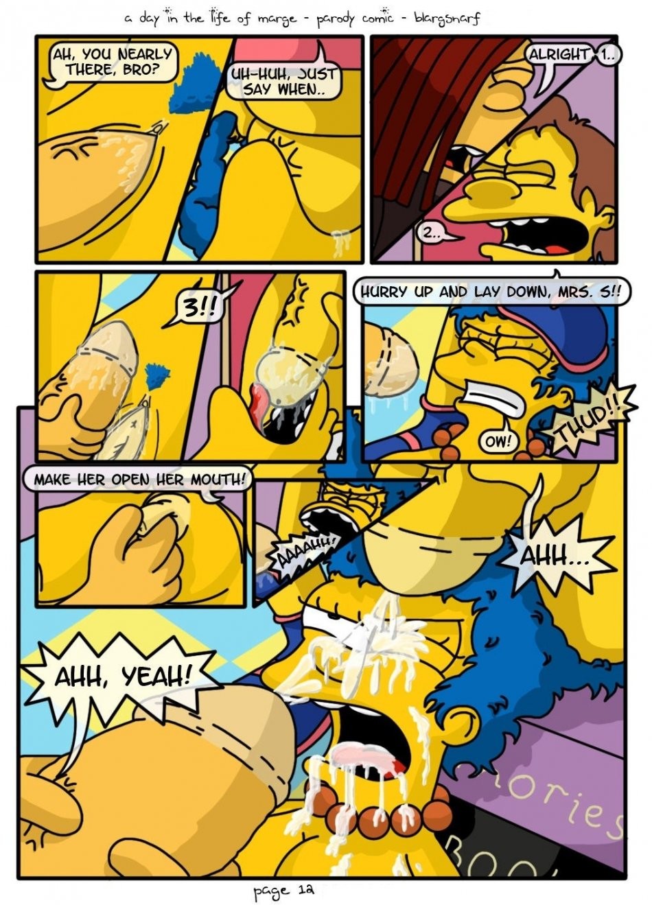 A Day in the Life of Marge porn comic picture 13