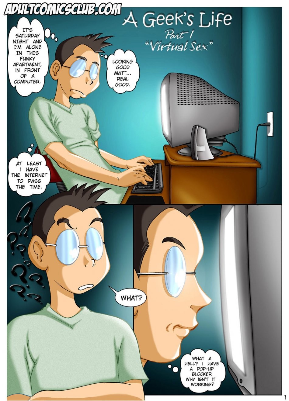 A Geek's Life porn comic picture 1