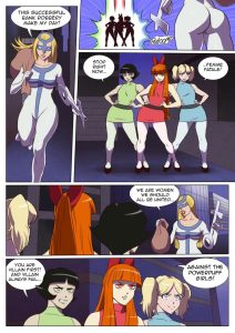 Badass Powerpuff Girls vs Femme Fatale porn comic picture 1