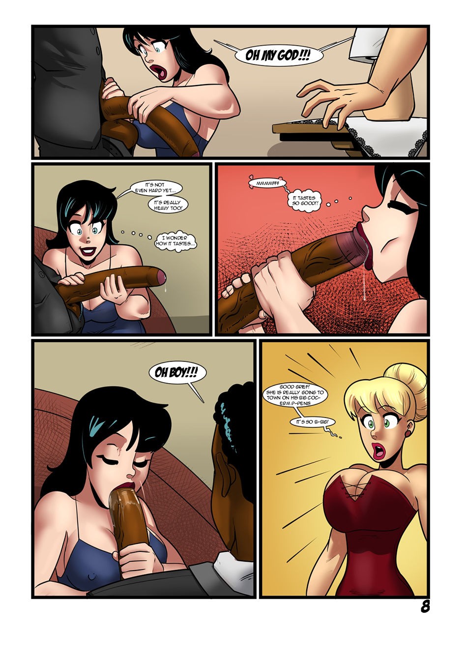 BETTY AND VERONICA LOVE BBC porn comic picture 9