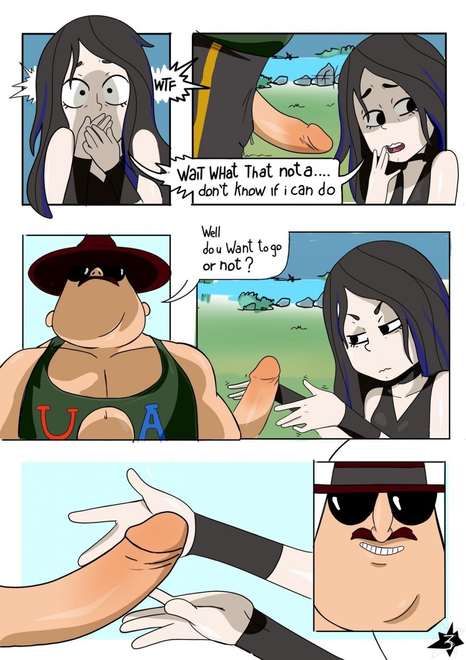 Camp WWE porn comic picture 4