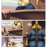 Clawhauser's Lunch Break porn comic picture 1