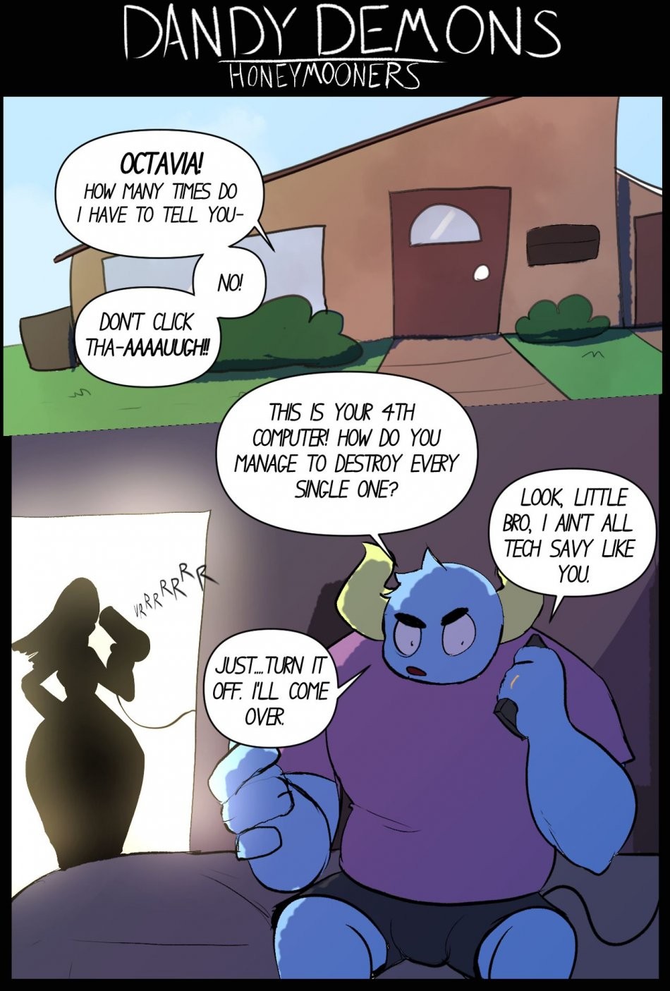 Dandy Demons: Honeymooners porn comic picture 2