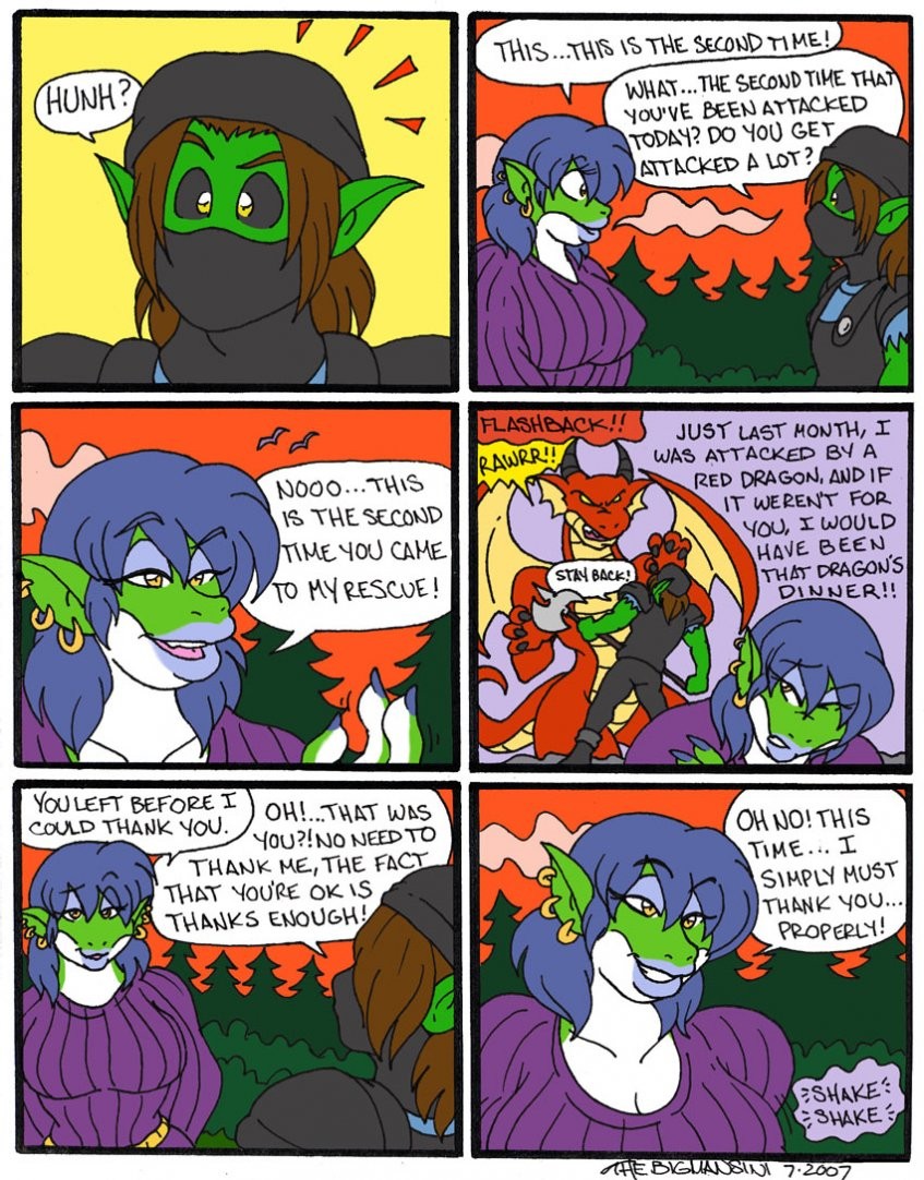 Demona & Ludoc porn comic picture 2