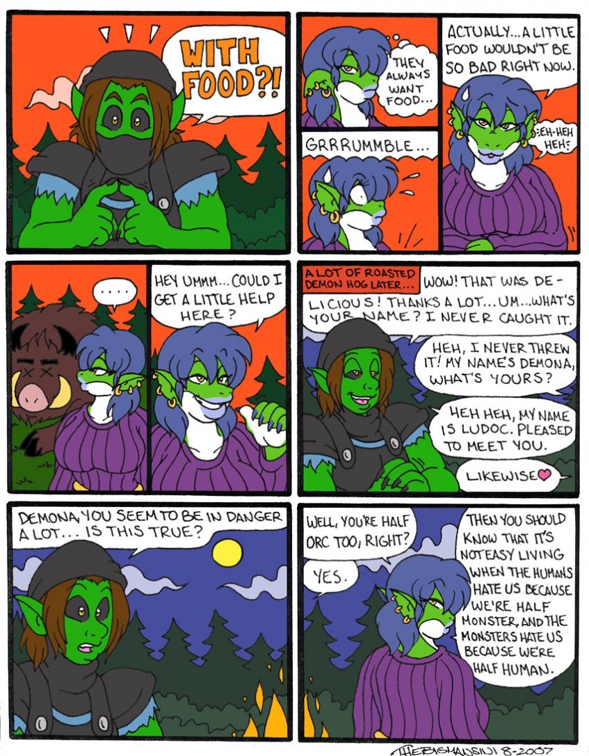 Demona & Ludoc porn comic picture 3