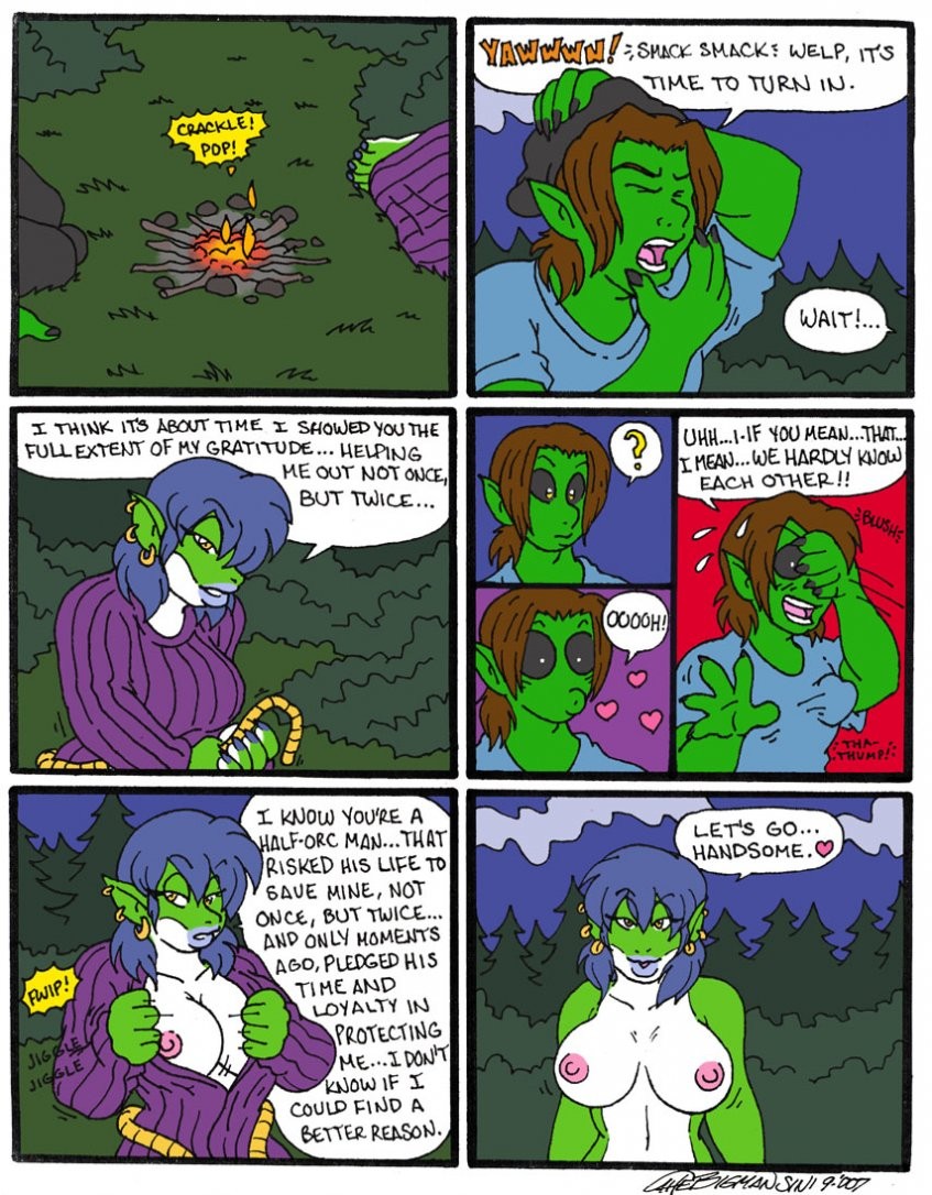 Demona & Ludoc porn comic picture 5