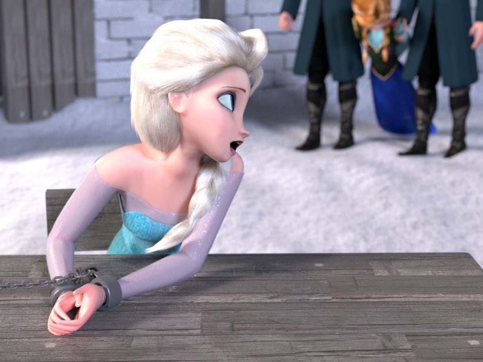 Elsa's Bad ending porn comic picture 2