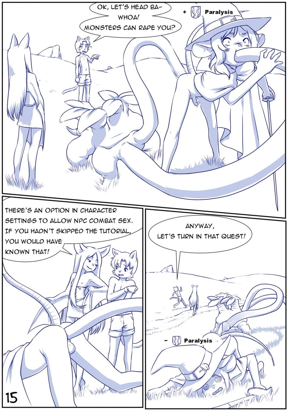 Furry Fantasy XIV 2 porn comic picture 17