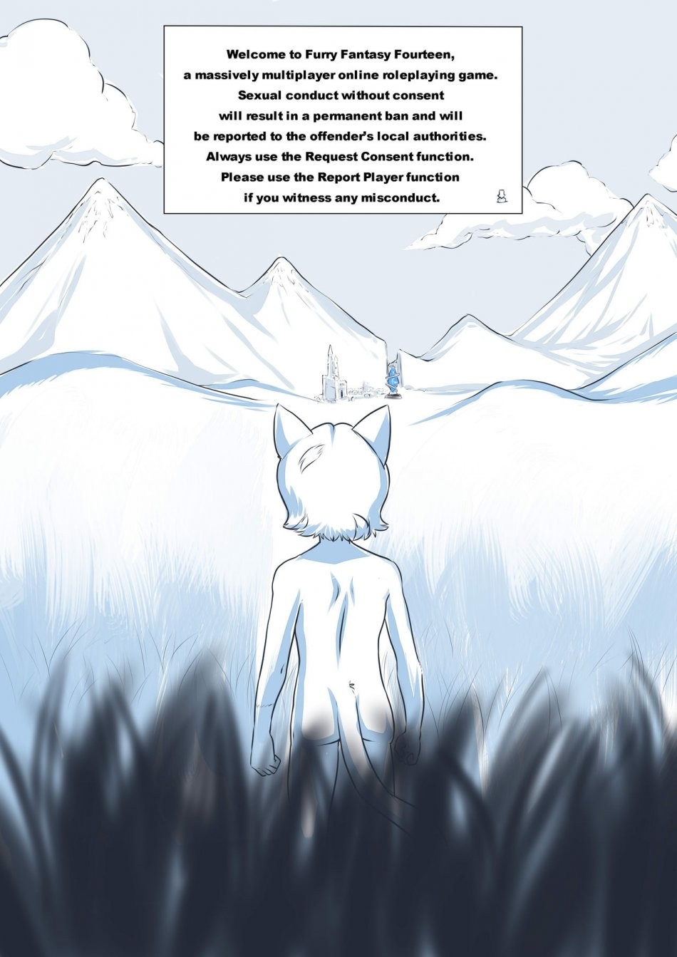 Furry Fantasy XIV porn comic picture 8