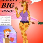 Ingrid's Big Push! porn comic picture 1