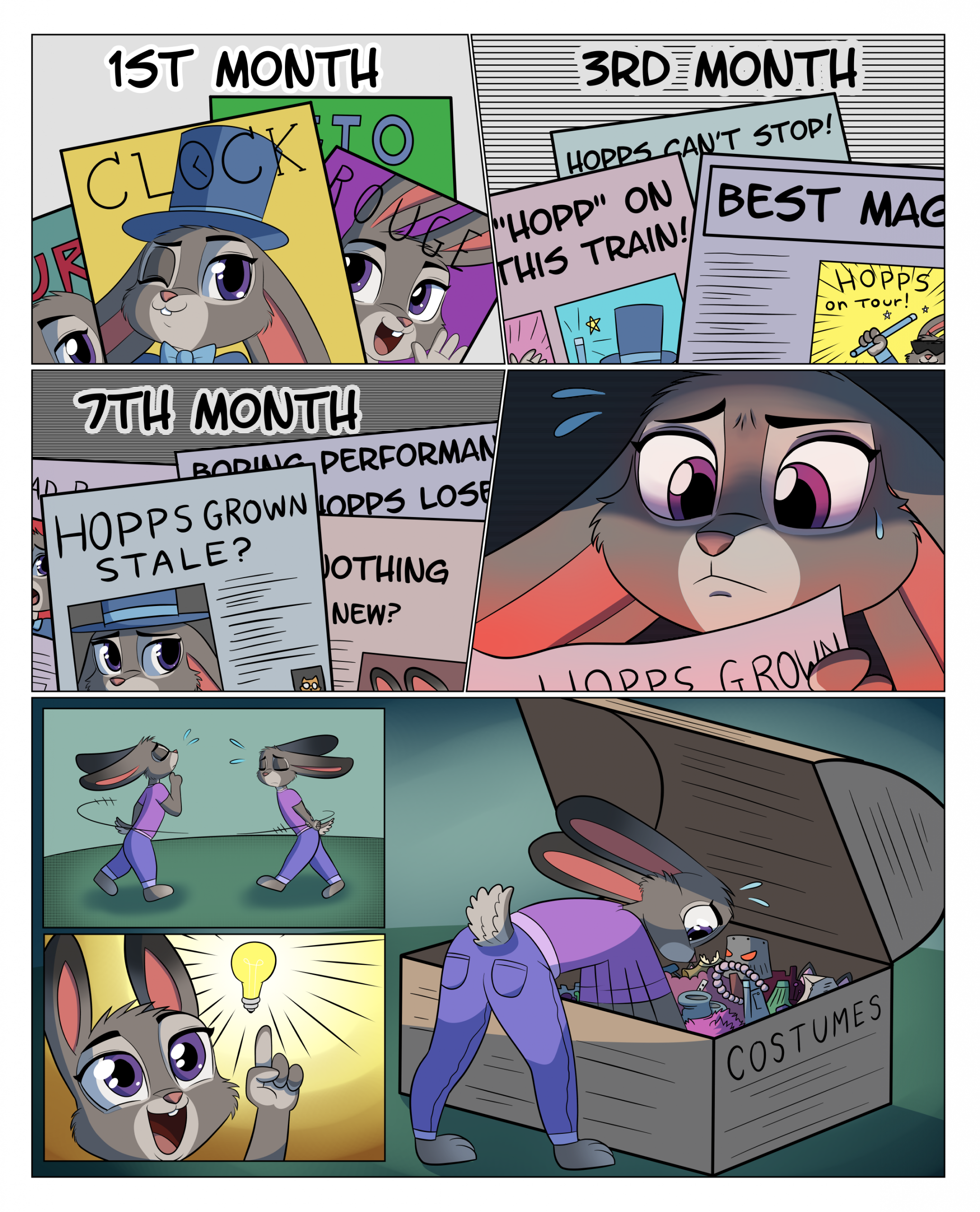 Judy Hopps and the Magician's Bind porn comic picture 5