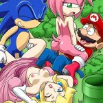 Mario and Sonic porn comic picture 1