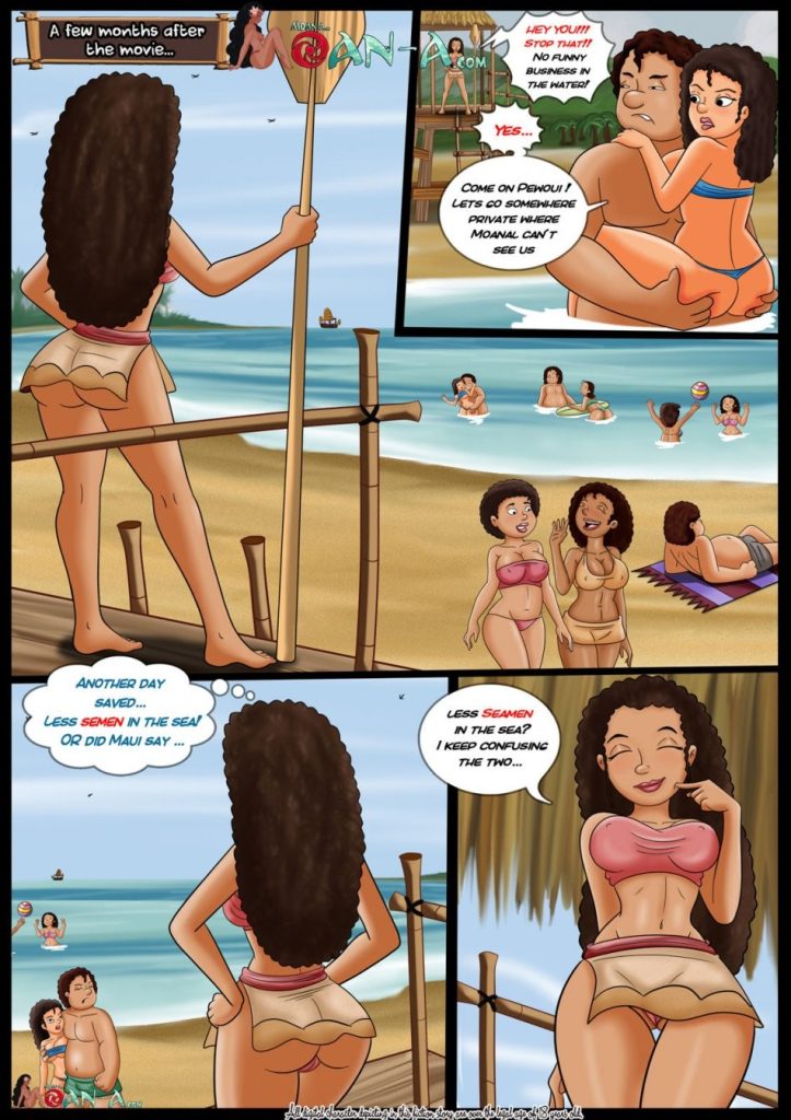 Moana Return porn comic picture 1