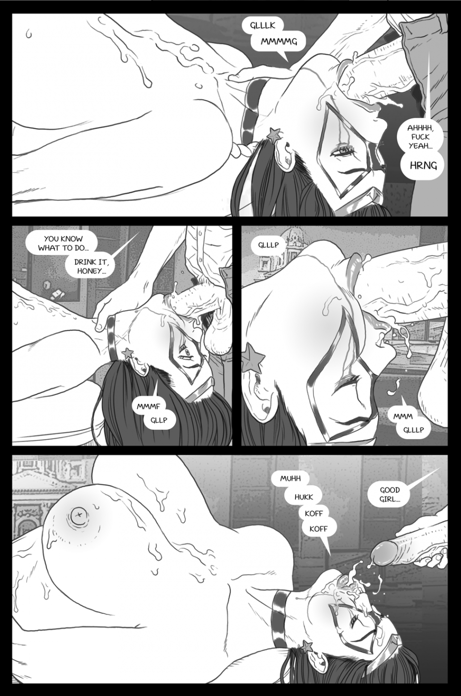 Ms. Americana vs. The Satyr porn comic picture 25