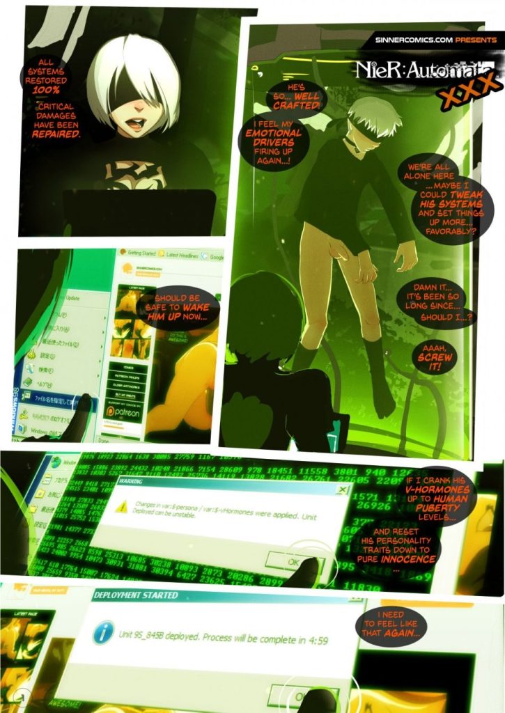 NieR: Automata XXX porn comic picture 1