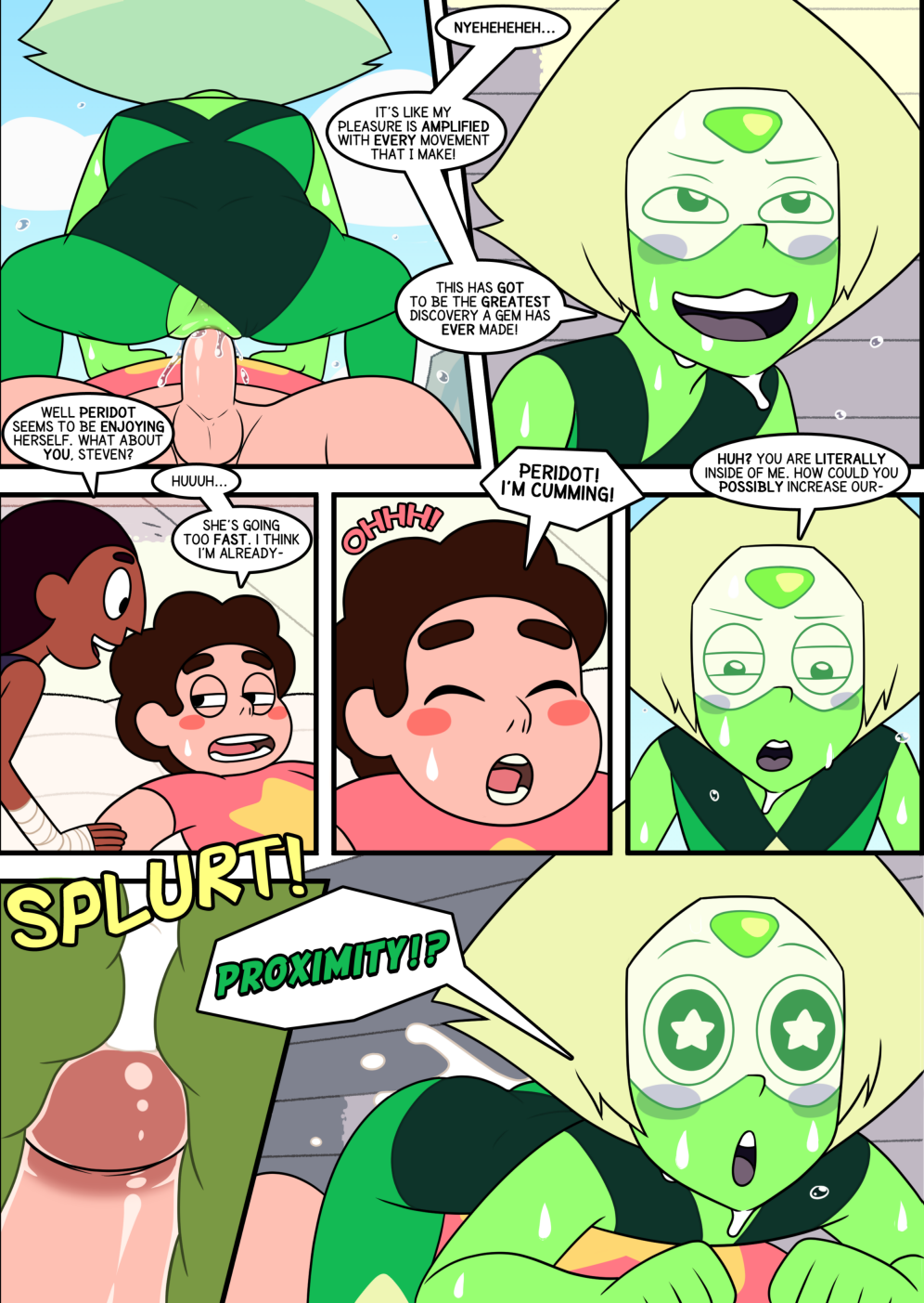 Peridot X Steven porn comic picture 2