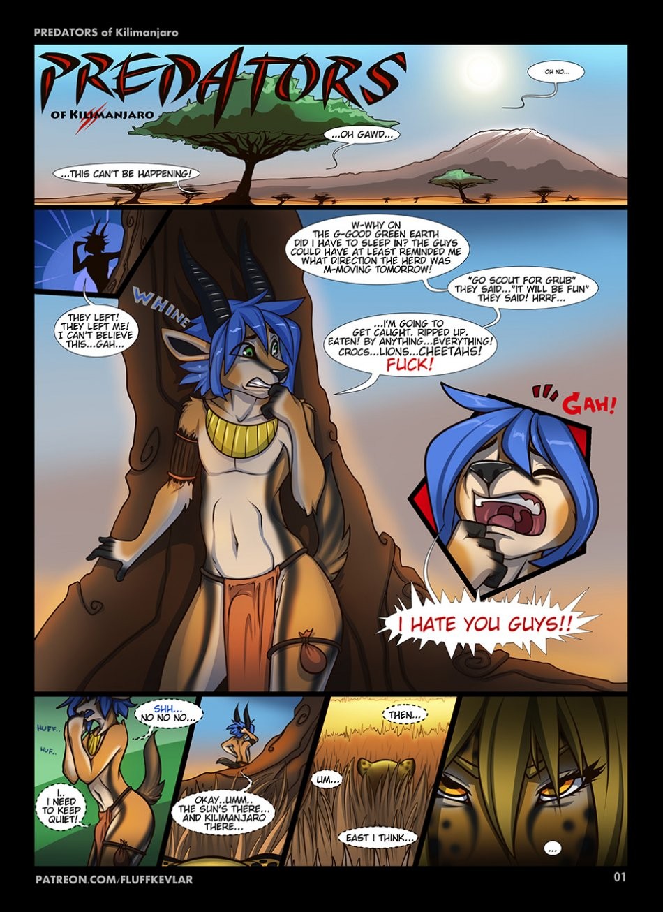 Predators of Kilimanjaro porn comic picture 1