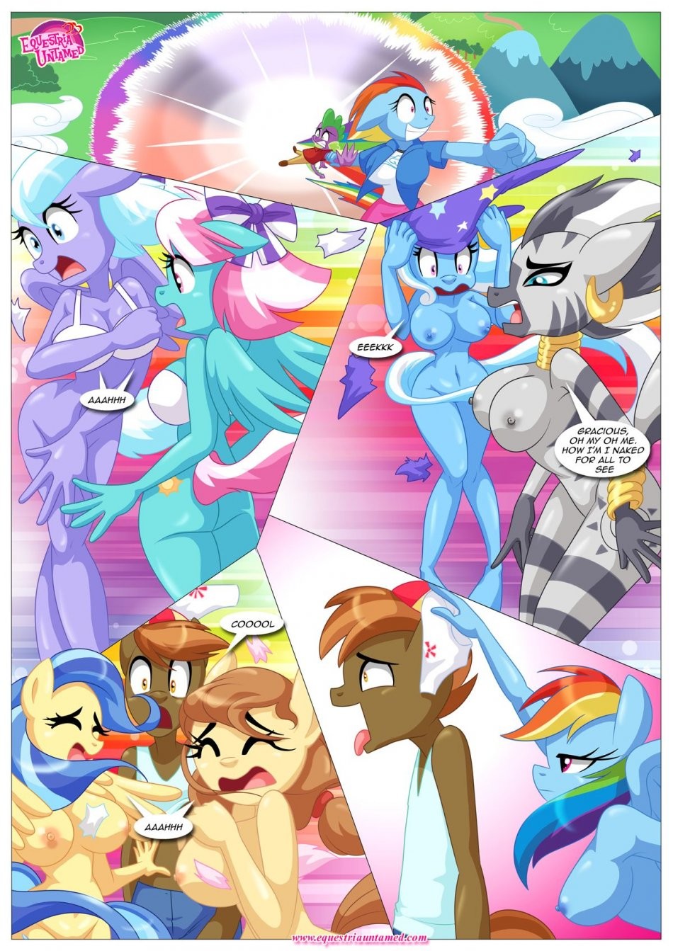 Rainbow Dash's game of Extreme PDA porn comic picture 32