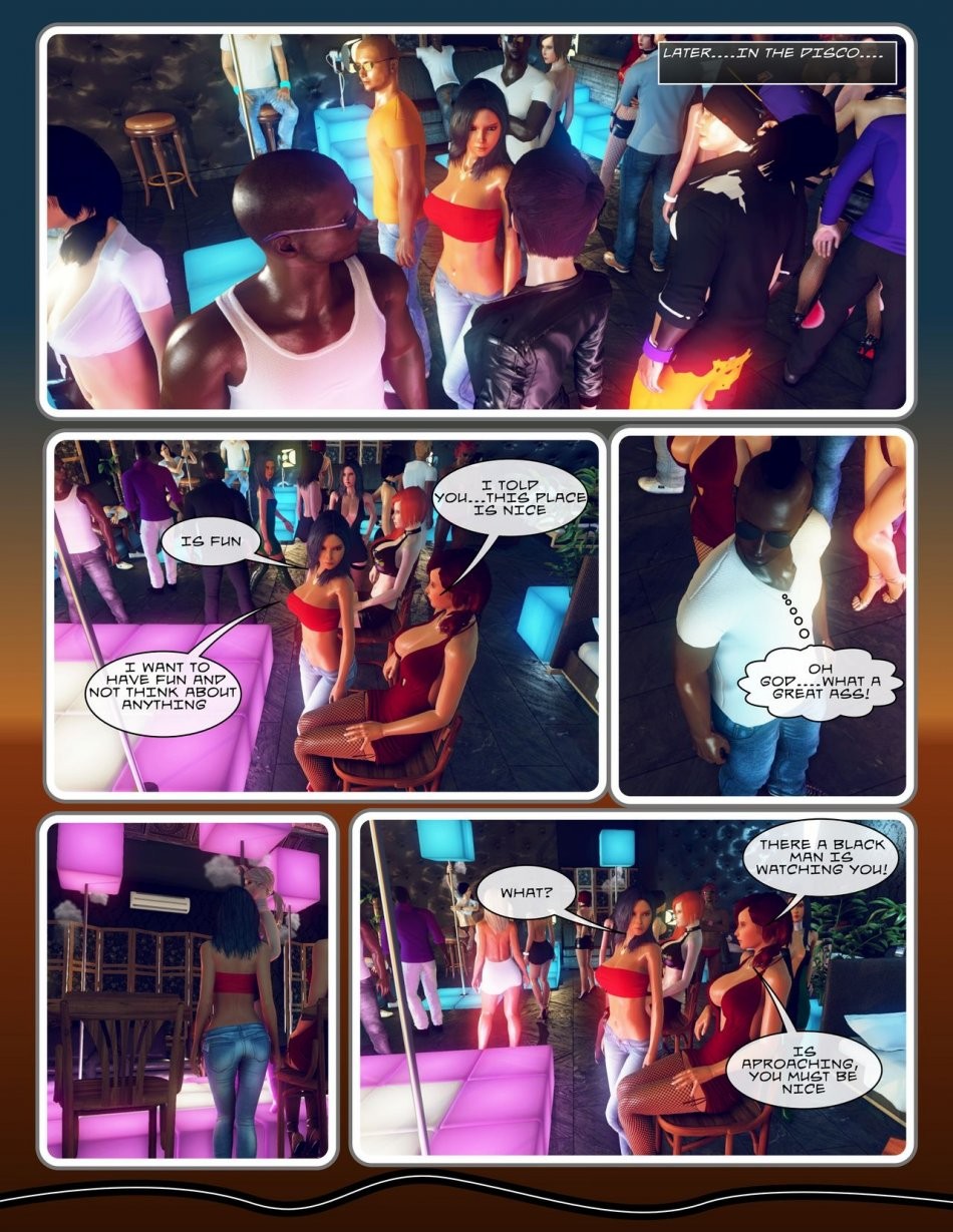 SandraM First time Black man porn comic picture 3