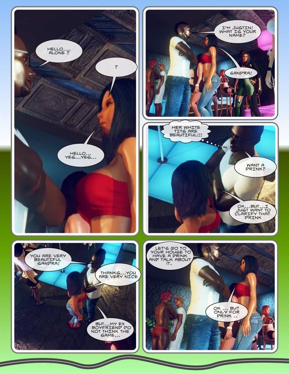 SandraM First time Black man porn comic picture 4