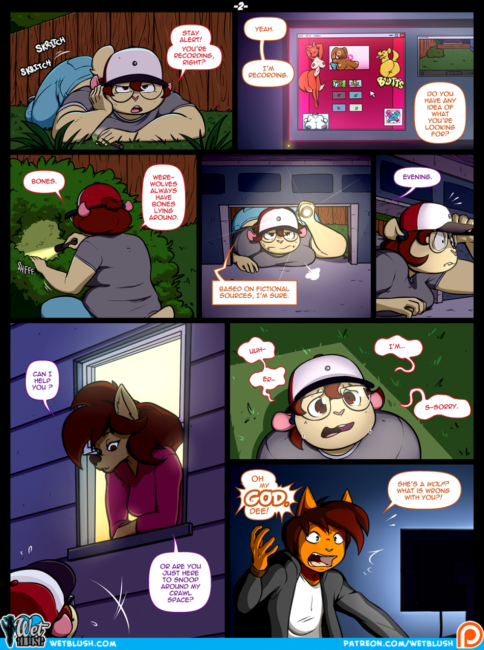 She's a Werewolf! porn comic picture 2