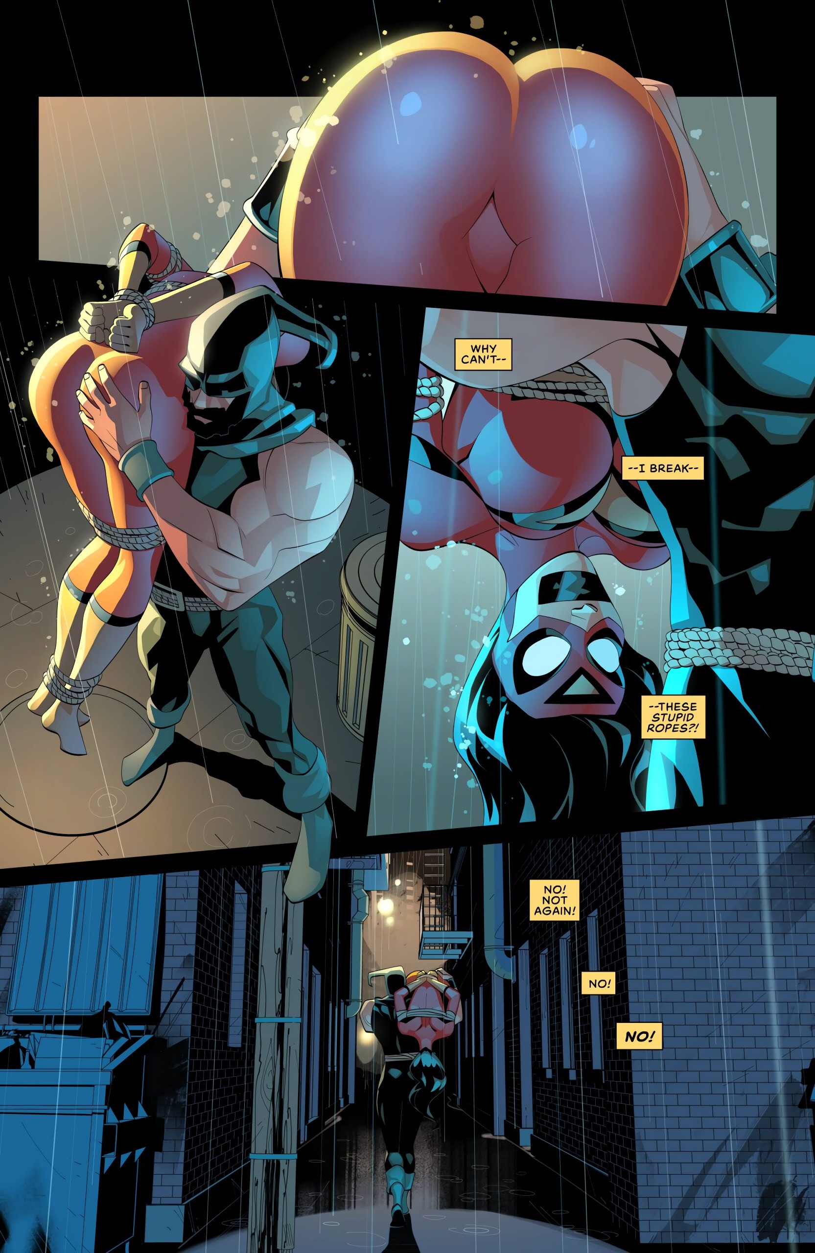 Spider-Woman Return of Hangman 1 porn comic picture 24