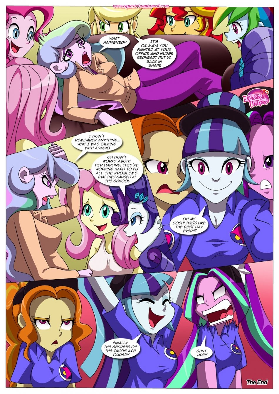 The Dazzlings Revenge porn comic picture 17